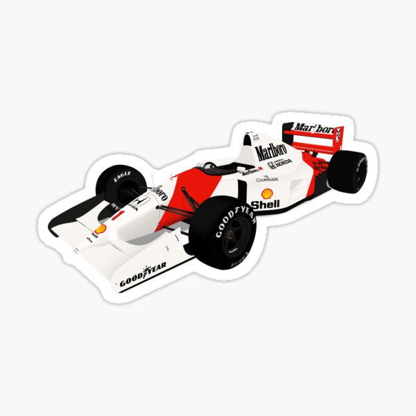 Ayrton Senna Stickers | Redbubble