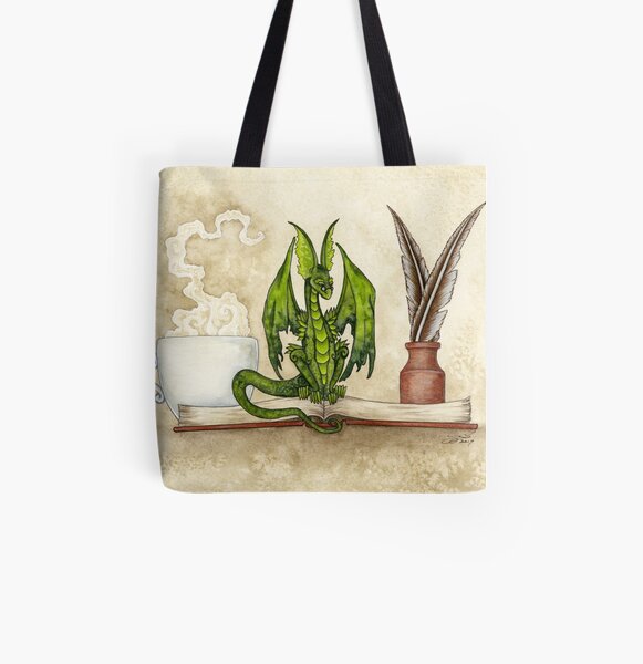 The Scholar All Over Print Tote Bag