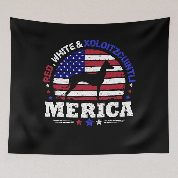 Item preview, Xoloitzcuintli 4th of July American Flag  designed and sold by rafaeltto.