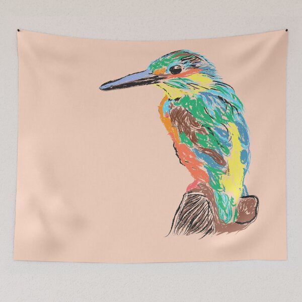Item preview, Tropical colorful bird designed and sold by CurvedPoints.