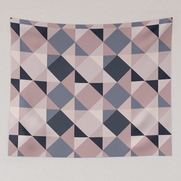 Item preview, Pink and Navy Mosaic designed and sold by FayeLangoulant.