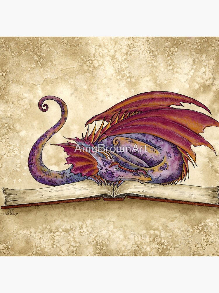 Thumbnail 2 of 2, Tote Bag, Bookwyrm designed and sold by AmyBrownArt.