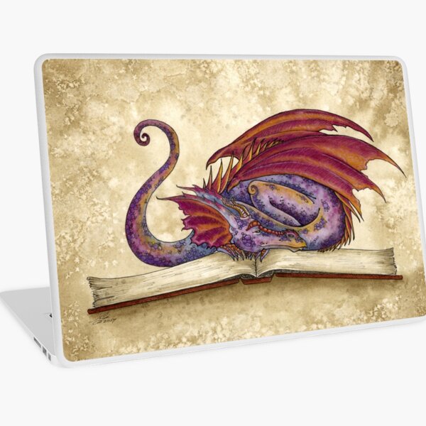 Vista previa del artículo con la obra «Librowyrm», diseñado y vendido por AmyBrownArt.