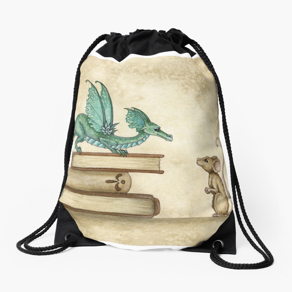 Item preview, Drawstring Bag designed and sold by AmyBrownArt.