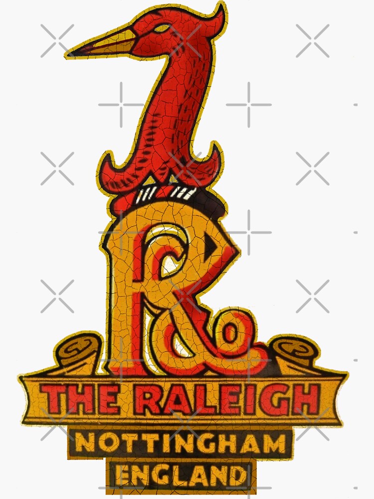 vintage raleigh bike decals