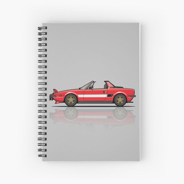Item preview, Fiat Bertone X1/9 Red With White Side Stripes designed and sold by Monkey Crisis On Mars.
