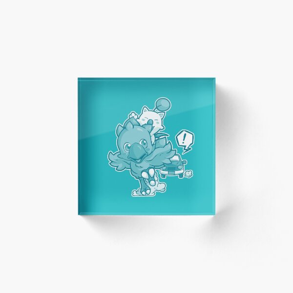 Bye Car, Hi Chocobo Acrylic Block
