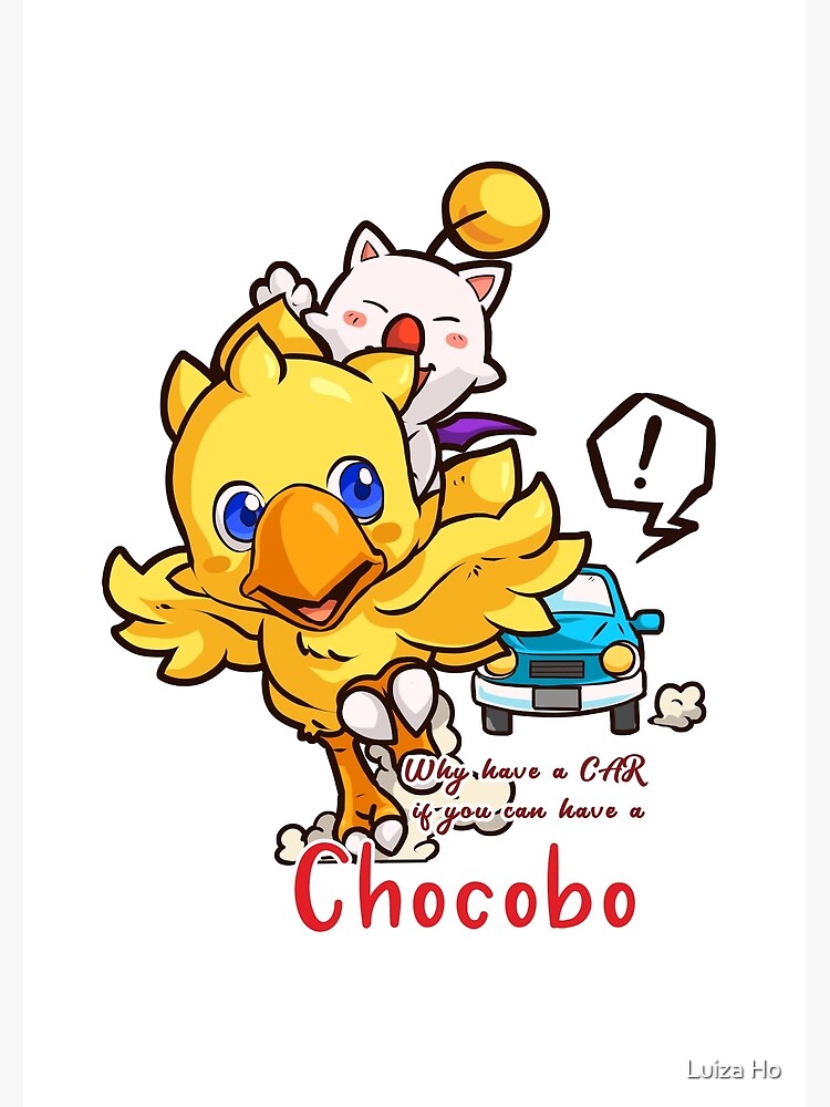 Bye Car, Hi Chocobo by teapotsandhats