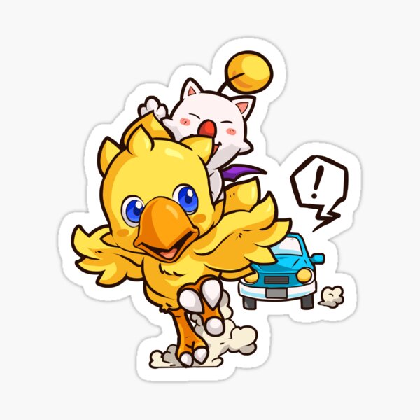 Bye Car, Hi Chocobo Sticker