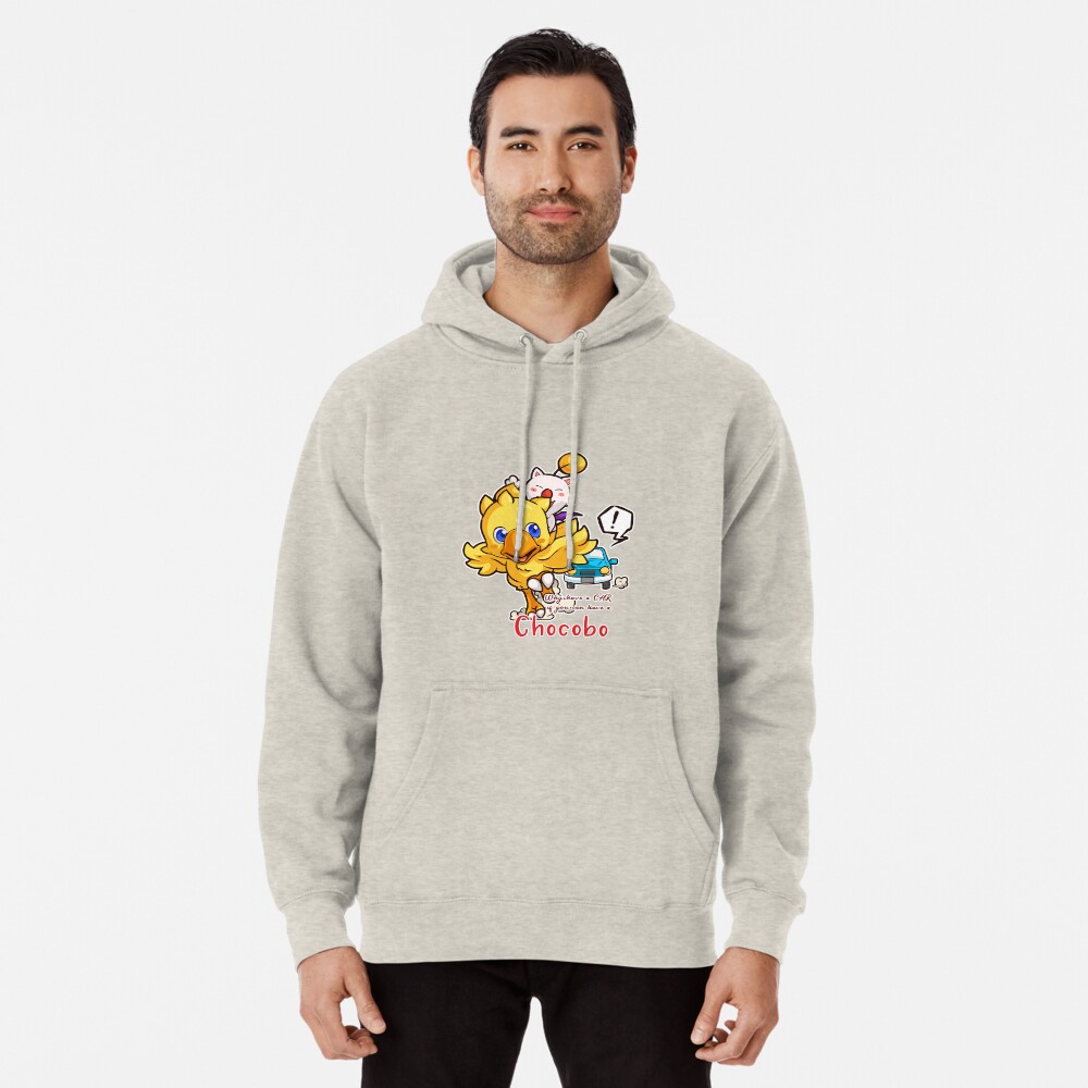 Bye Car, Hi Chocobo Pullover Hoodie
