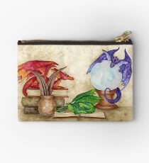 Dragons In The Library Zipper Pouch