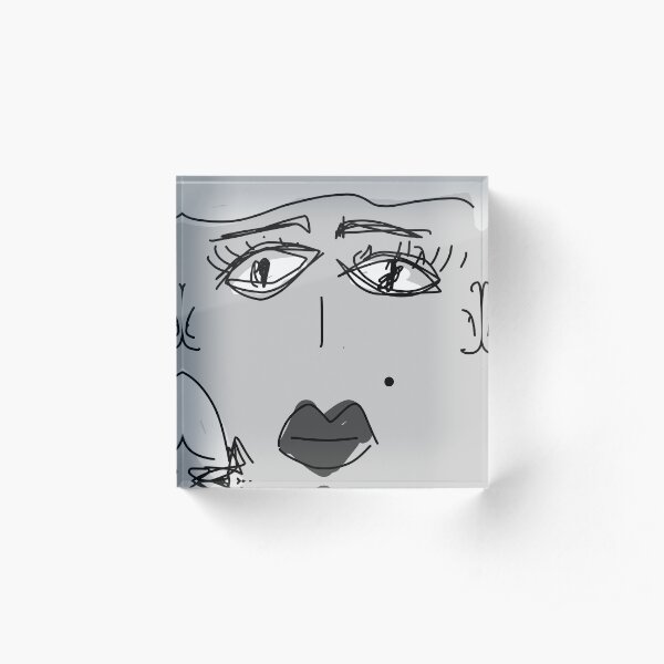 Lady Grey Acrylic Block