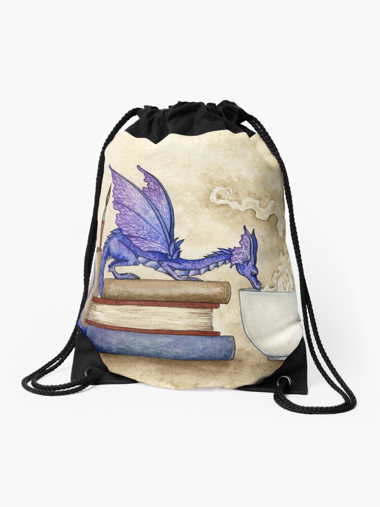 Thumbnail 1 of 3, Drawstring Bag, Whats In Here? designed and sold by AmyBrownArt.