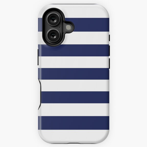 Item preview, Navy Blue and White Stripes designed and sold by Amy Brinkman.