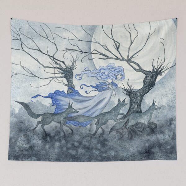 Item preview, Wolf Dream designed and sold by AmyBrownArt.