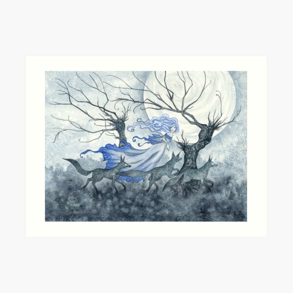 Wolf Dream Art Print