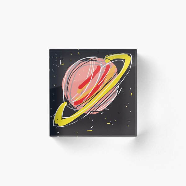 Saturn Acrylic Block