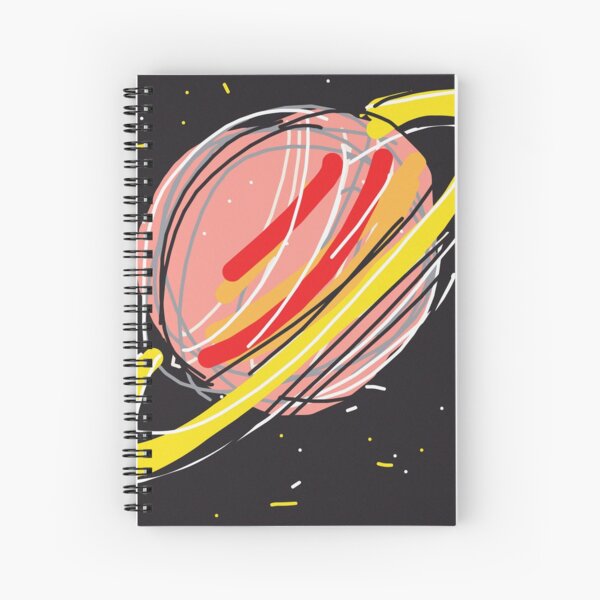 Saturn Spiral Notebook