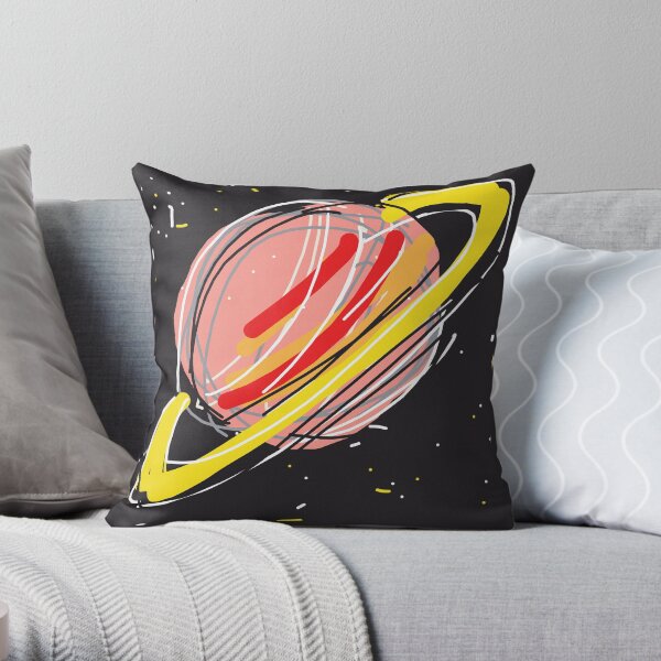 Saturn Throw Pillow