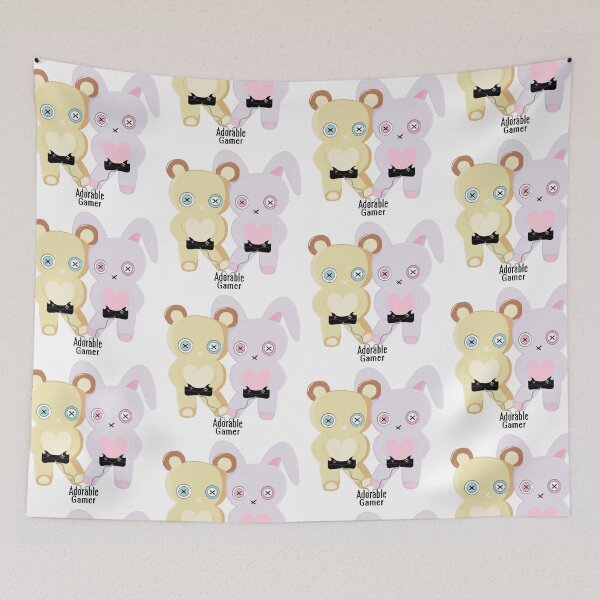 Item preview, Adorable Gamer ~ Teddy & Bunny designed and sold by LolitasAdorned.