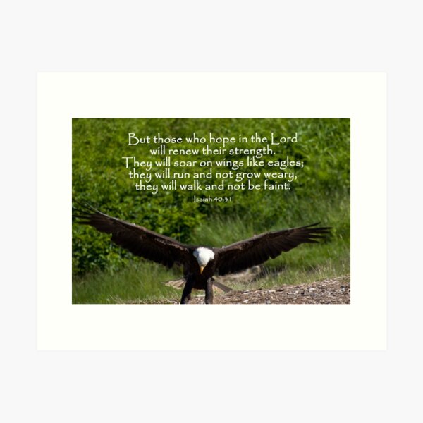 Isaiah 40:31 Art Print