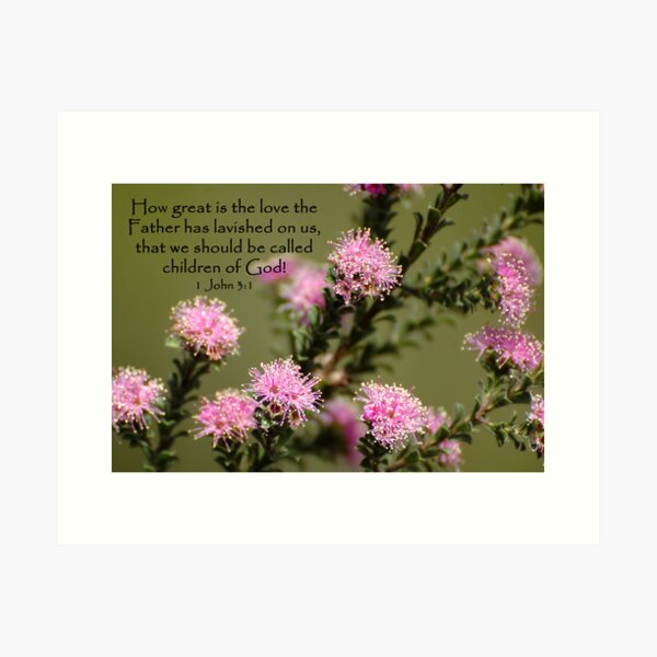 1 John 3:1 Art Print