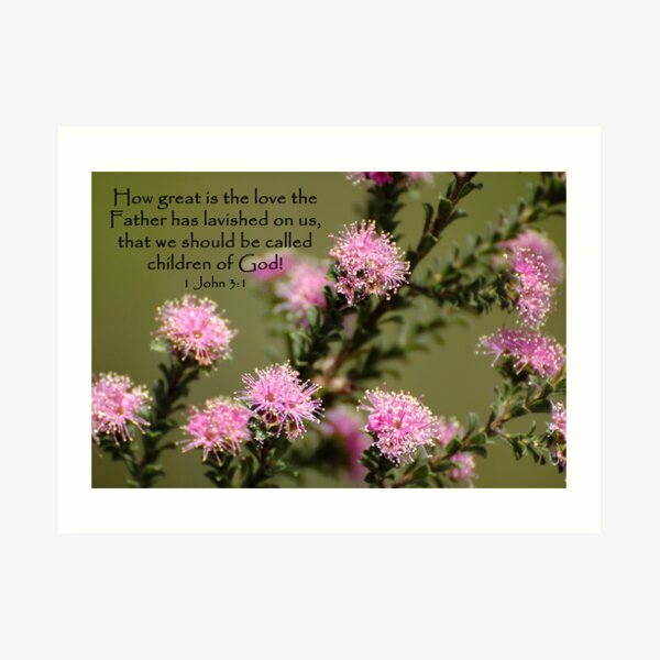 1 John 3:1 Art Print
