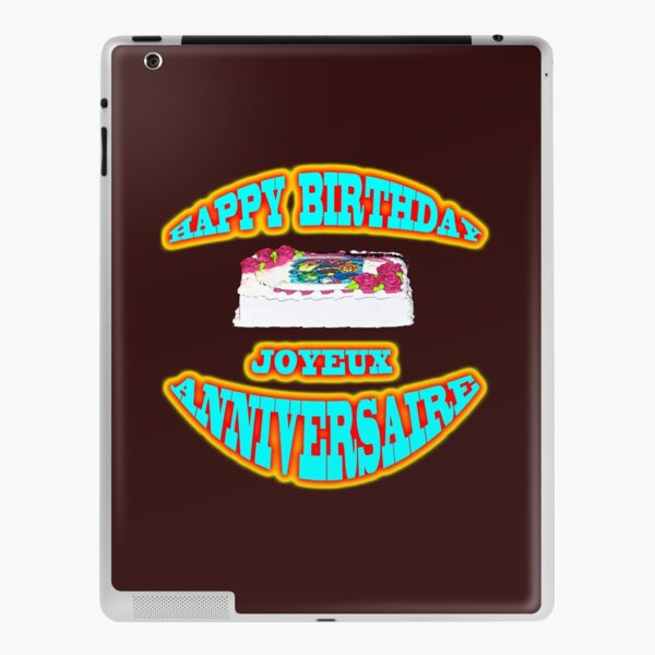 Happy Birthday You Rock Ipad Case Skin By Astralia Redbubble