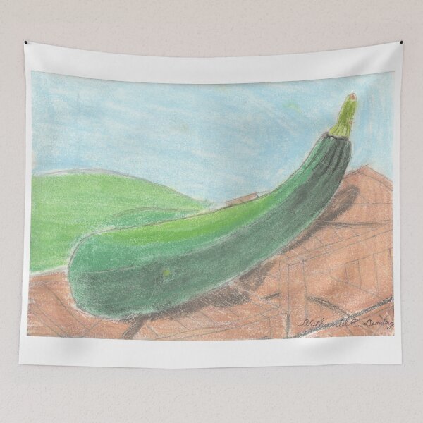 Item preview, Farm Stand: Zucchini [Chalk Pastel] designed and sold by Nathaniel E. Dearing.