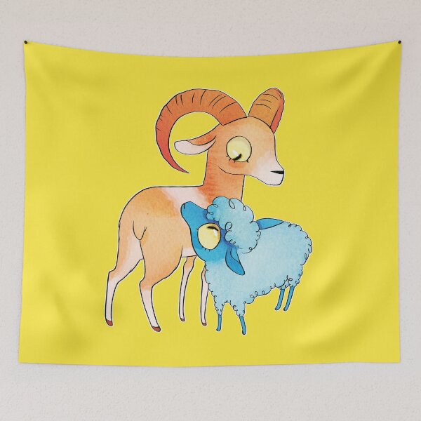 Item preview, Wild Sheep, Curly Sheep designed and sold by Larissa Melnik.