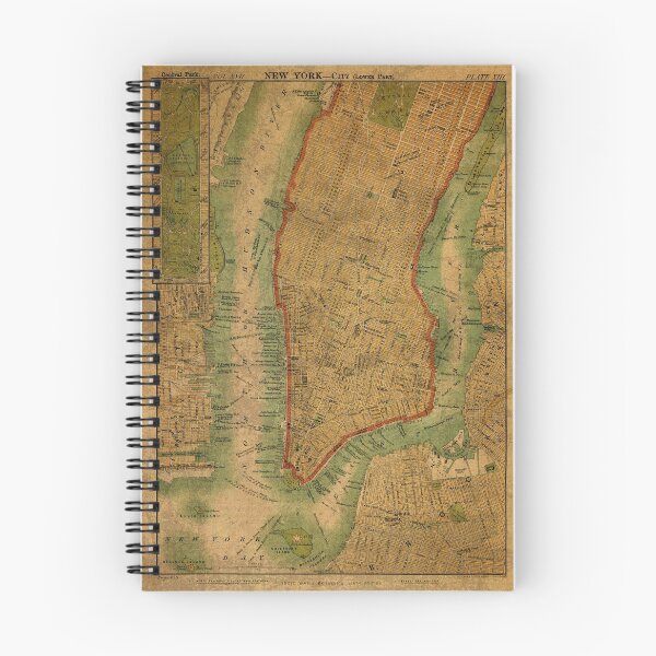 Item preview, Vintage Map of Manhattan designed and sold by map-lover.