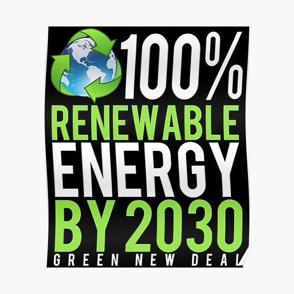 Green New Deal Posters Redbubble