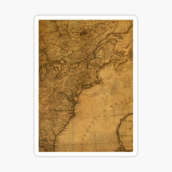 Item preview, Vintage Map of United States Colonies 1775 designed and sold by map-lover.