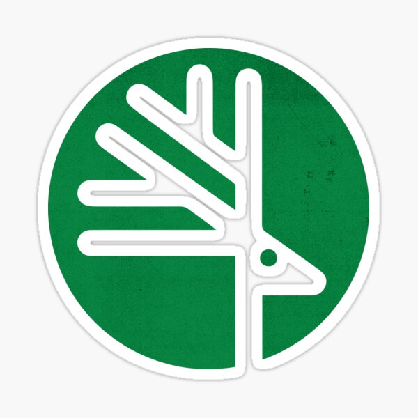 Retro Toronto Zoo Logo Beige Sticker