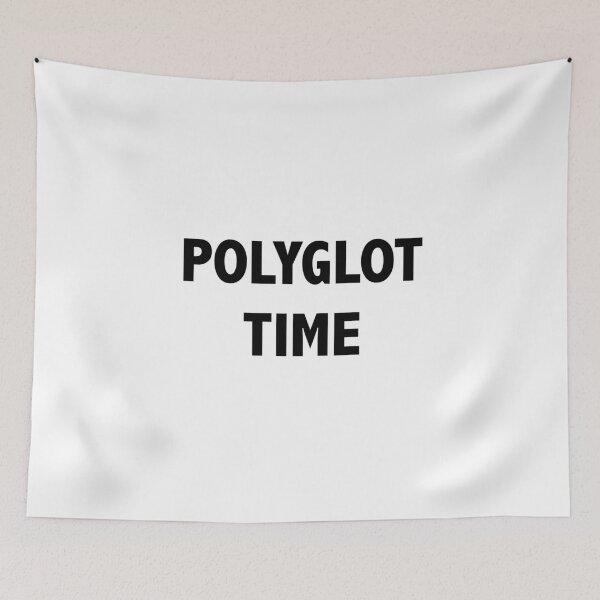Item preview, POLYLOT TIME designed and sold by Lingo Shop.