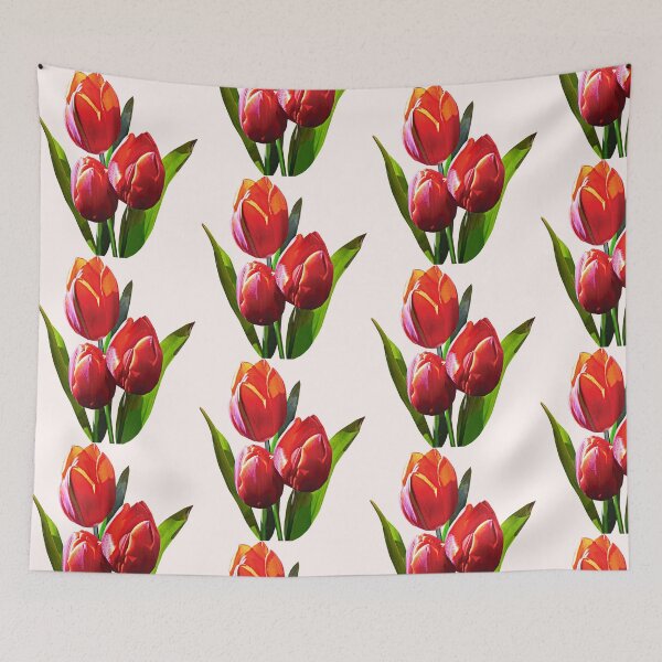 Item preview, Three Red Tulips designed and sold by Susan Savad.