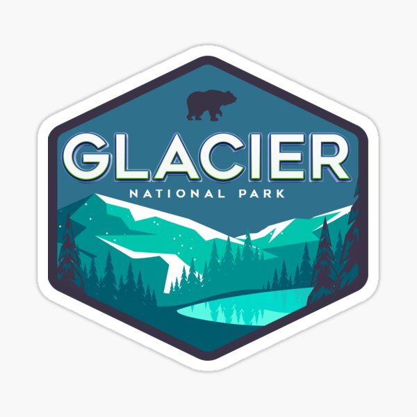 Glacier National Park Sticker