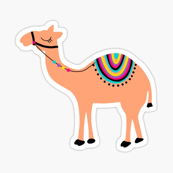 Fiesta Camel Sticker
