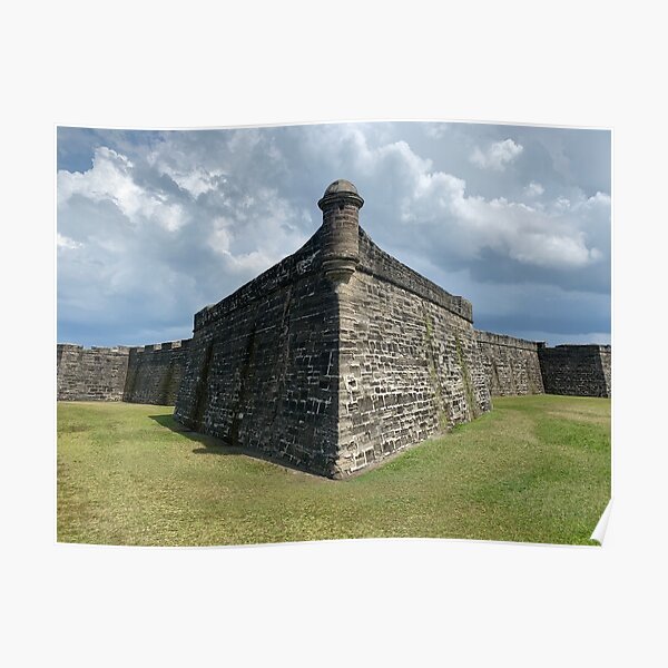 Castillo de San Marcos Northwest Corner Poster