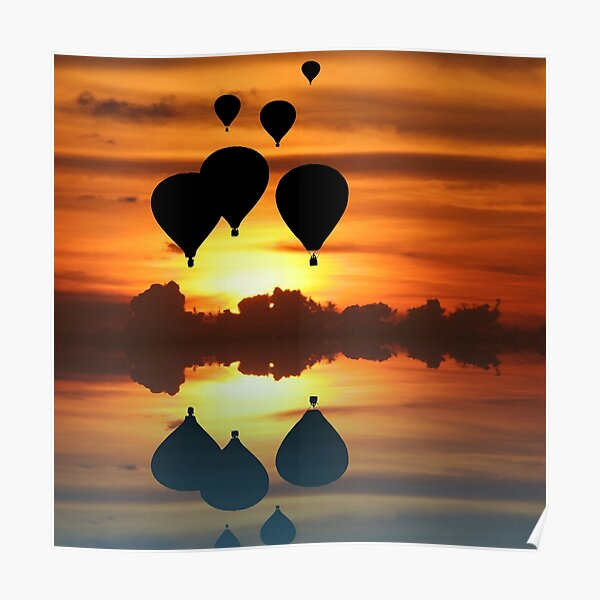Escape at sunset Poster
