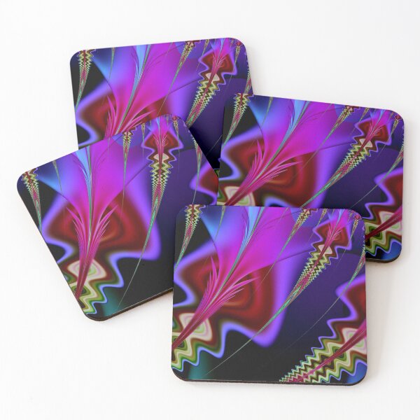 Item preview, Psychedelic Spears Colorful Abstract fractal art designed and sold by Glimmersmith.