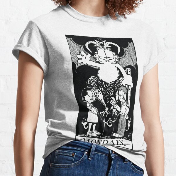 Garfield Tarot: Mondays (Black Ink) Classic T-Shirt