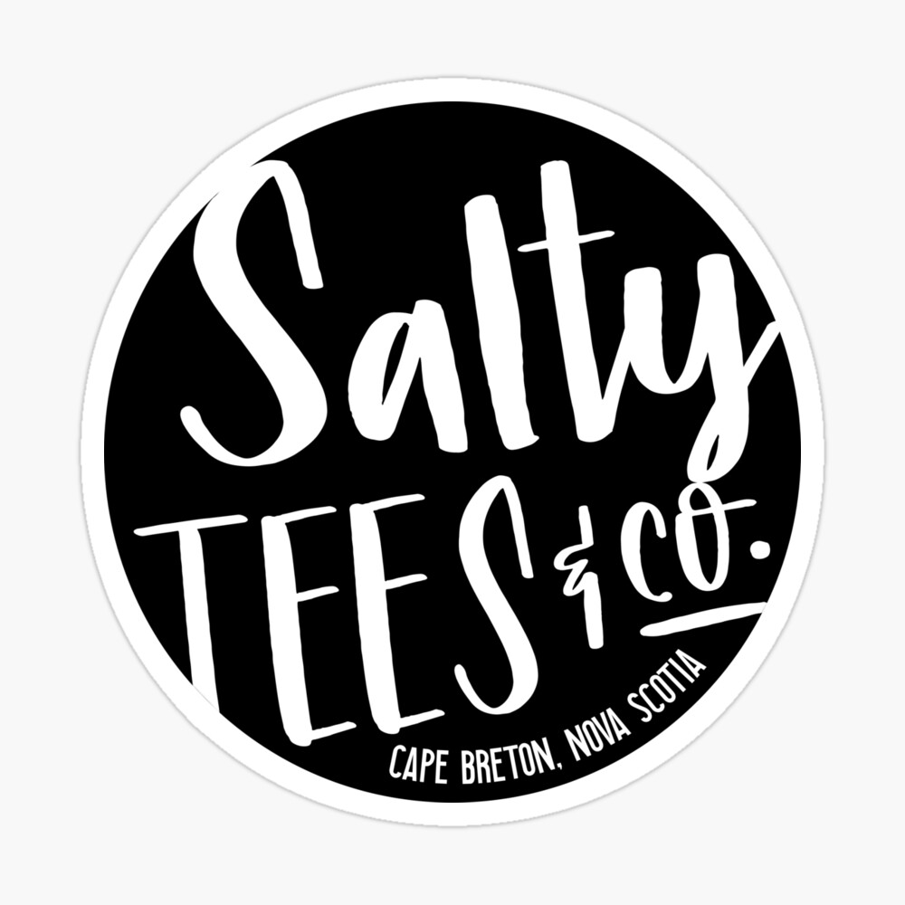 Salzige T-Stücke u. Co.-Logo Sticker