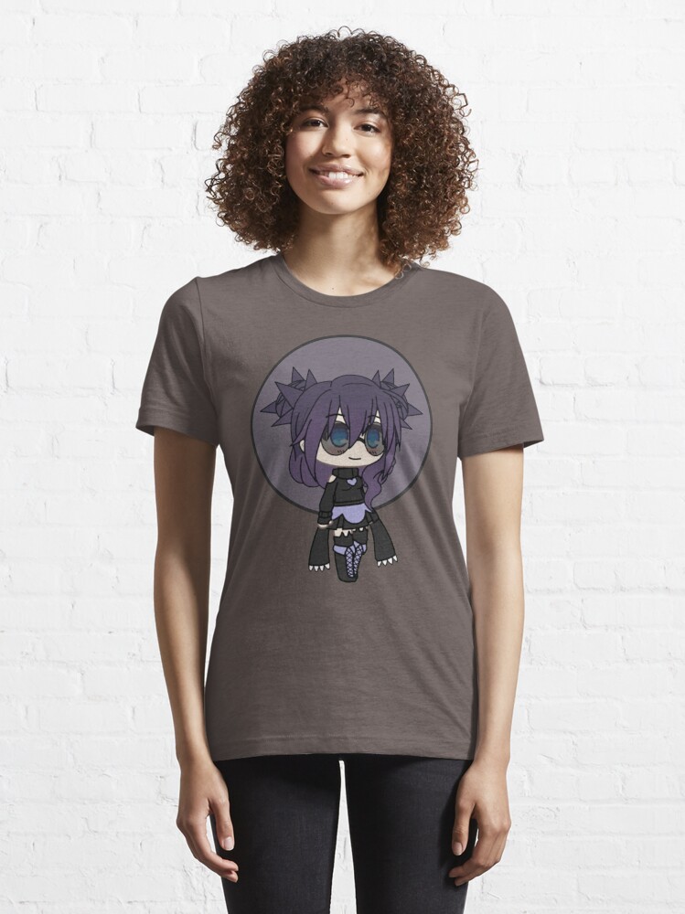 Cute Gacha Girl Foxy Chan Black White Tshirt For Men Women Gacha