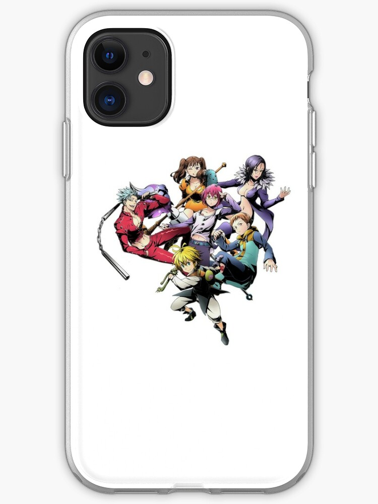 The Seven Deadly Sins Character Mashup Anime Nanatsu No Taizai Iphone Case By Shizazzi