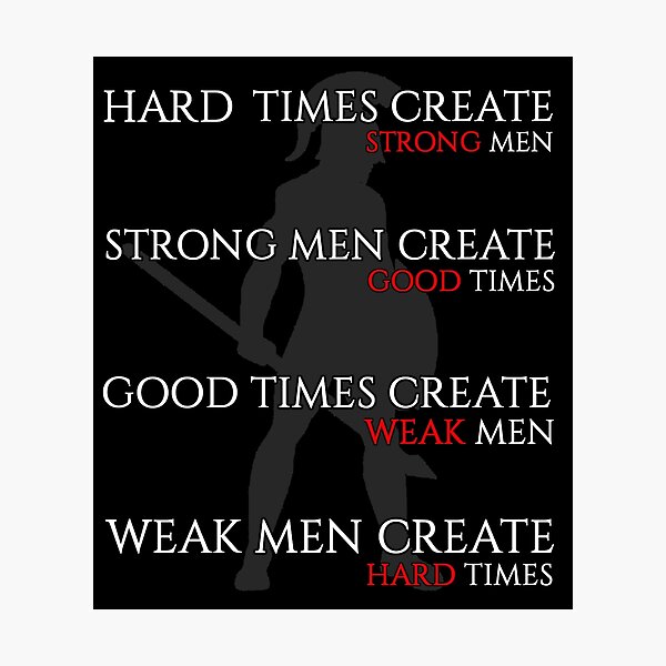 Amazing Hard Times Create Strong Men Quote in the year 2023 Check it ...