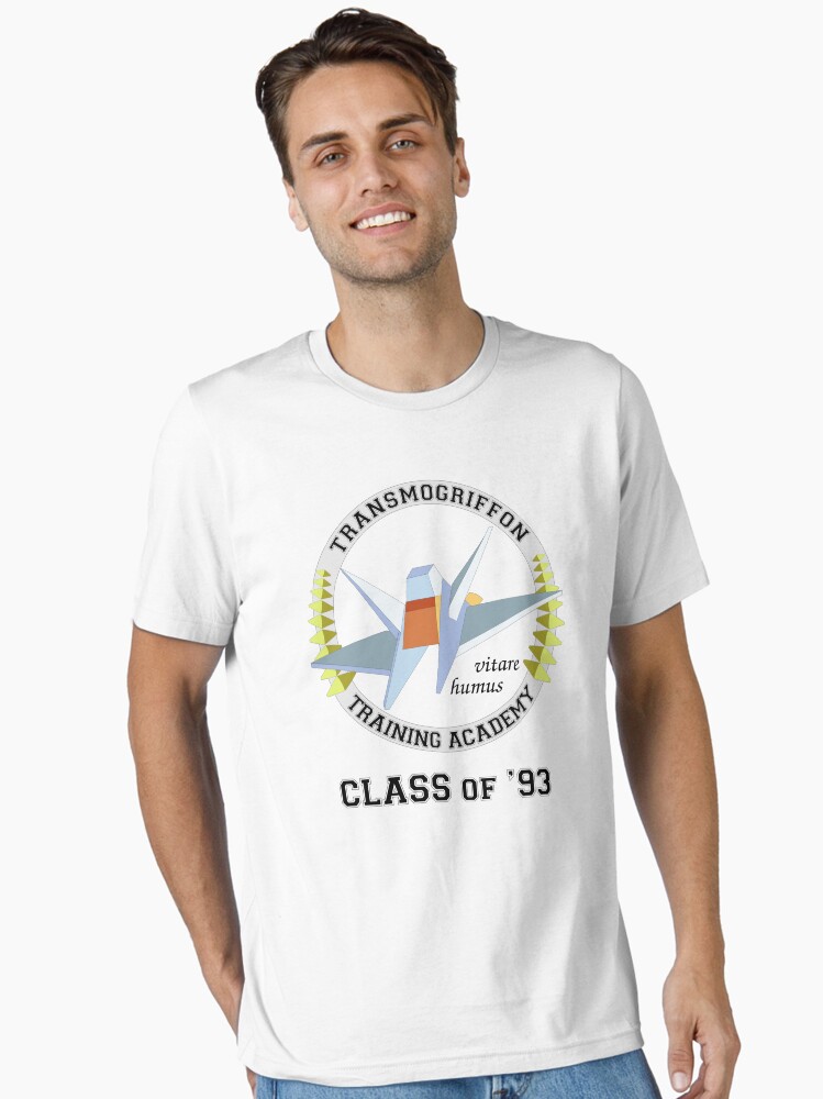 Thumbnail 1 of 7, Essential T-Shirt, Transmogriffon Training Academy Class of '93 designed and sold by Shinto314.