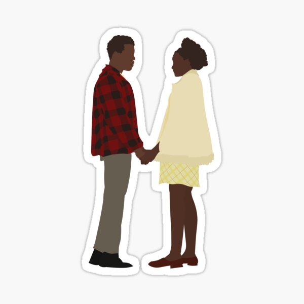 Fonny and Tish (If Beale Street Could Talk) Sticker