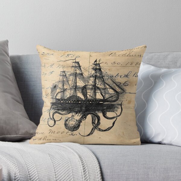 Nautical clearance pillow covers