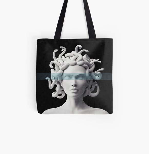 Medusa All Over Print Tote Bag